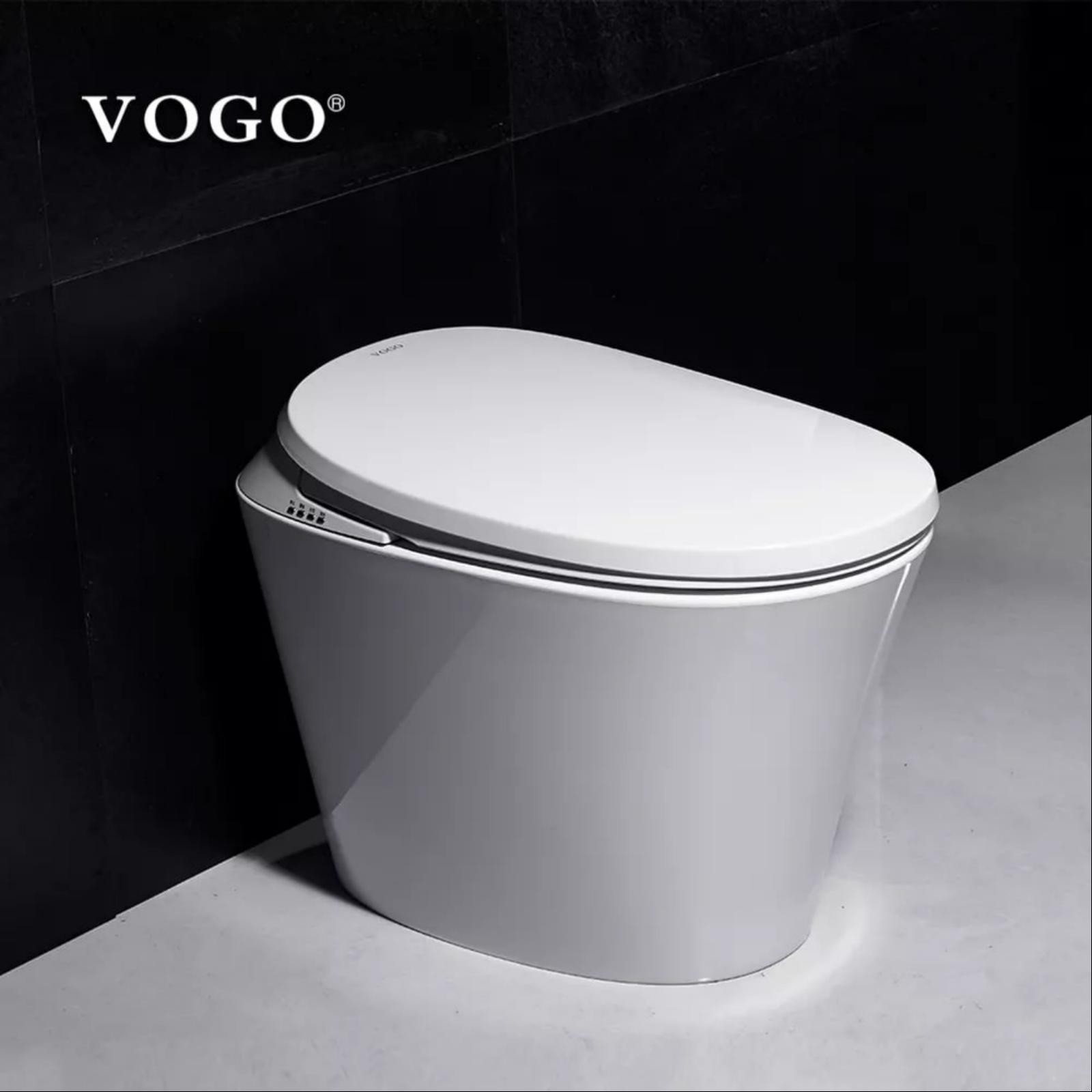 WC digitale con serbatoio a incasso e scarico automatico, intelligente per la casa