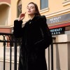 Cappotti da donna in vera pelliccia di visone, comodi, larghi e caldi, a maniche lunghe, stile casual, all'ingrosso.